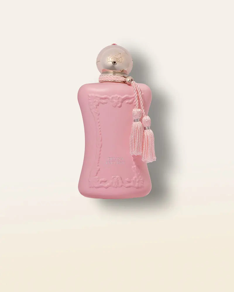 Parfums de Marly Delina Exclusif is a creamy, sensual rose-vanilla perfume for women.