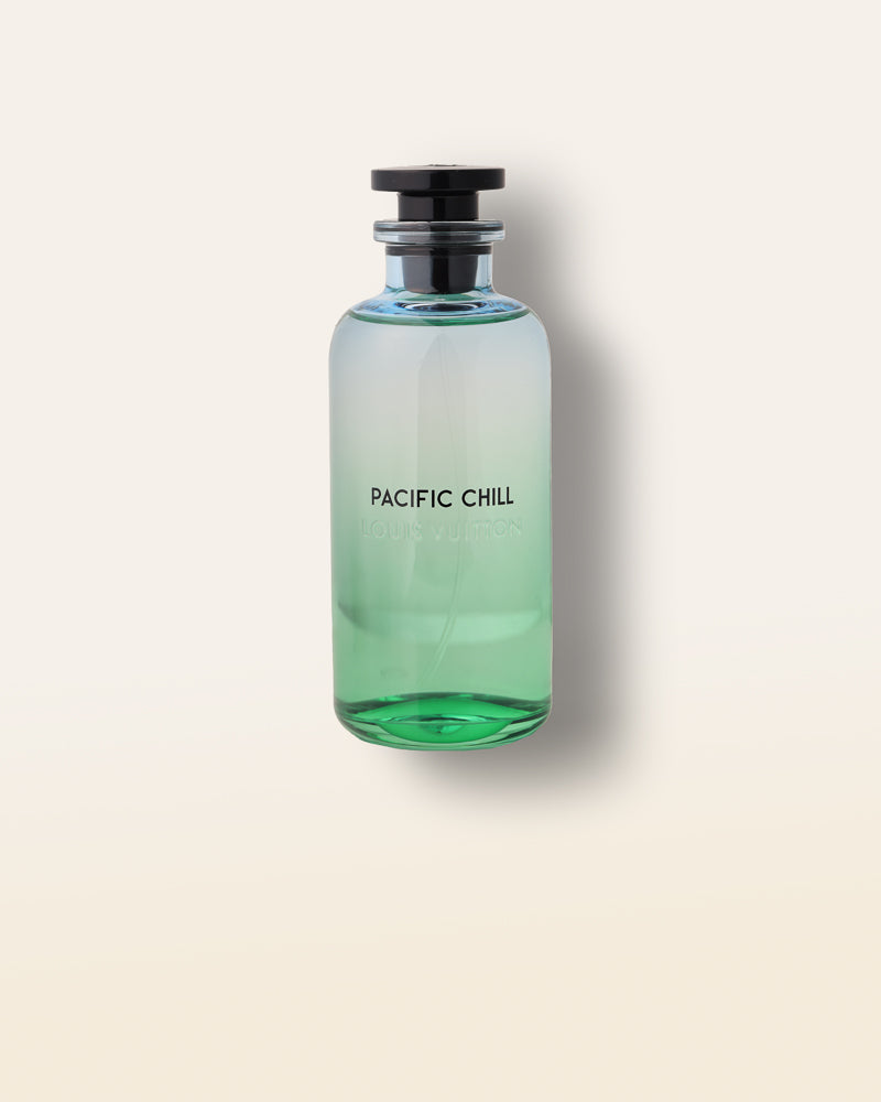 Louis Vuitton Pacific Chill is a refreshing, ocean-inspired fragrance that captures the essence of coastal breezes and serene waters.