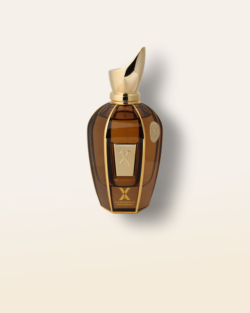 Xerjoff Alexandria II Anniversary is a rich oud-vanilla oriental fragrance with cinnamon, rose & amber.