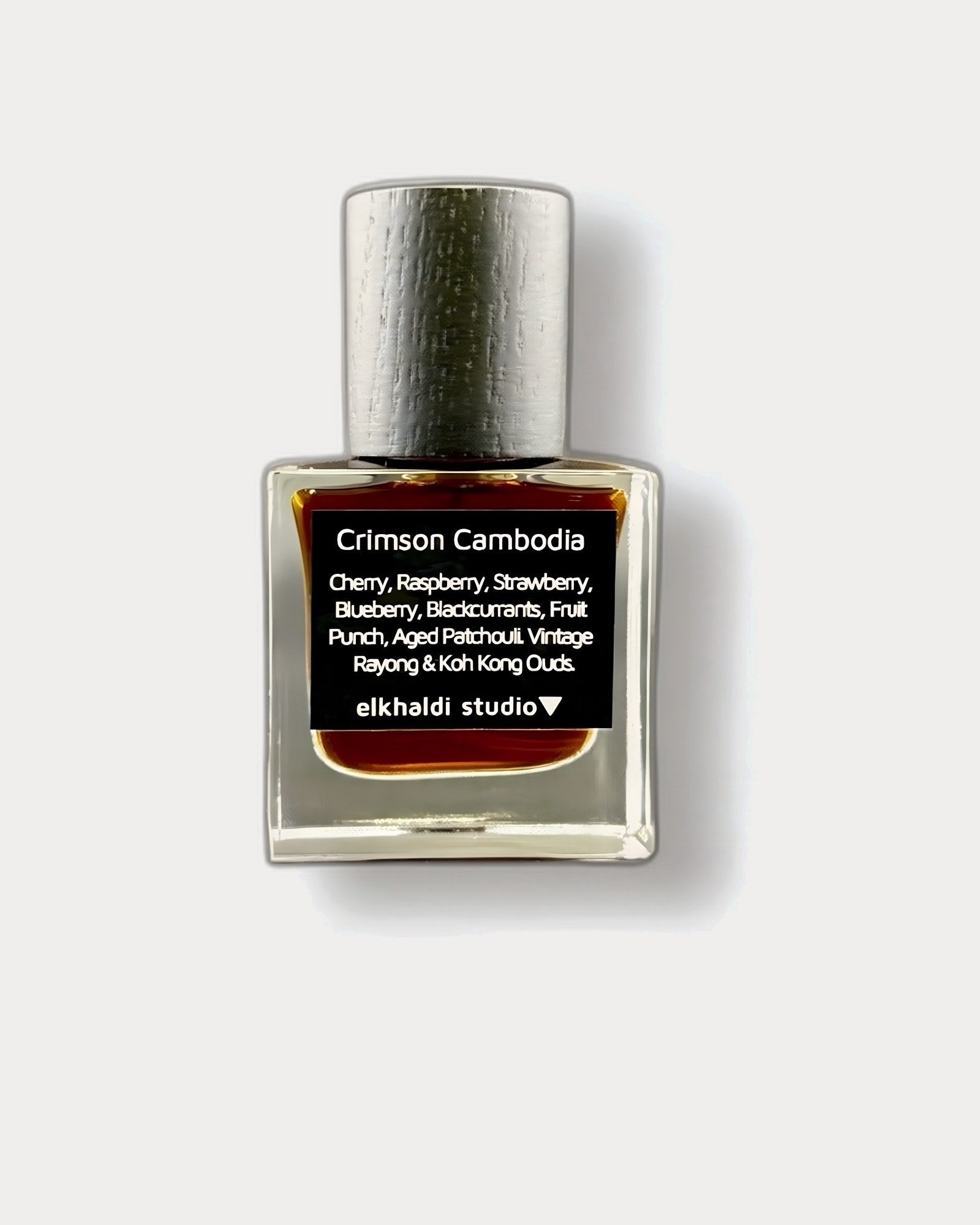 El Khaldi Crimson Cambodia perfume decant bottle