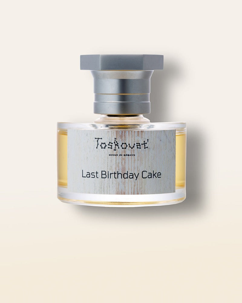 Toskovat - Last Birthday Cake decant | milk, cocoa, peace lily, wick, blinding light niche perfume